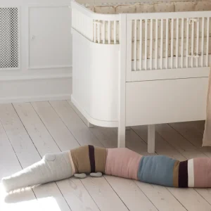 Kids Sebra Interior Cushions & Nursing Pillows | Bed Bumpers>Sleepy Croc Cushion, Powder Rose – Sebra