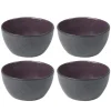 Bitz Kitchen>Snack Bowls Ø 12 cm 4 pieces, Violet / Black –