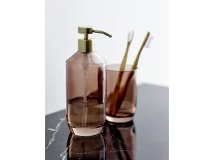 Södahl Soap And Dispensers>Soap dispenser 450 ml, brown glass –