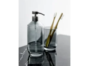 Södahl Soap And Dispensers>Soap dispenser 450 ml, Grey glass –