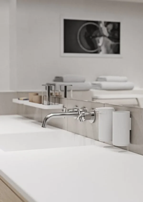 Zone Denmark Soap And Dispensers>Soap Dispenser Rim Wall 0.2l, White –