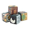 Kids Sebra Interior Baby Toys>Soft baby blocks, 4 pcs., Nightfall – Sebra