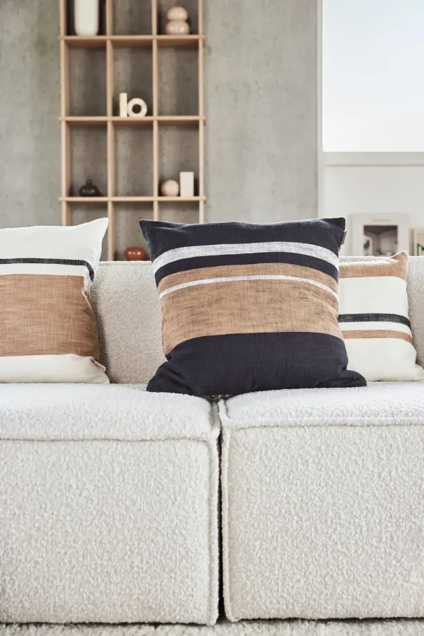 OYOY Textiles | Bedroom>Sofuto Cushion Square Cover Black –