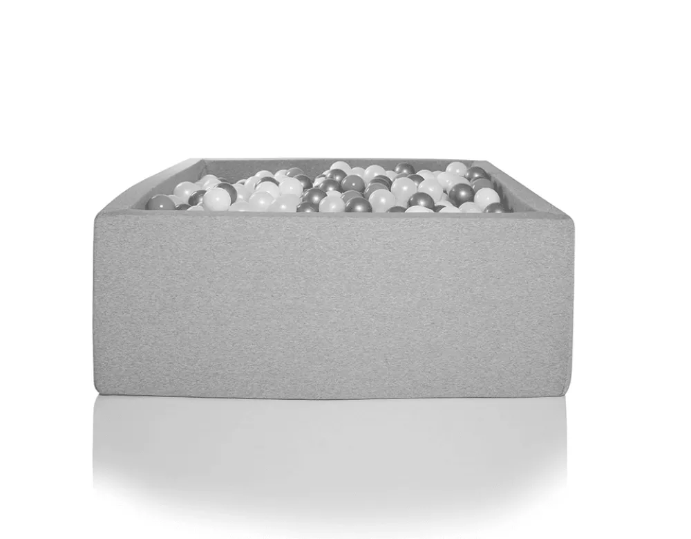 square_ball_pit_with__bal_0.webp Kids Kidkii Ball Pits>Square Ball Pit with 600 Balls White / Grey –