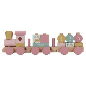 Kids Little Dutch Wooden Toys | Cars And Road Ways>Stacking Train, Fairy Garden –