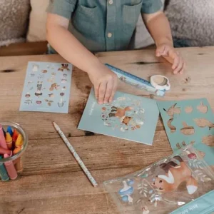 Kids Little Dutch Creativity>Stationery set, Forest Friends –