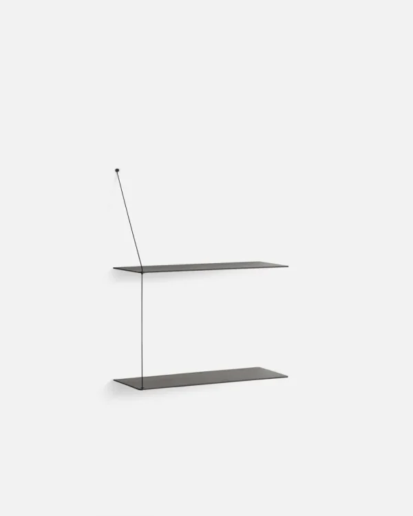Woud Storage Shelves | Office>Stedge Shelf 60 cm, Black –