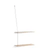 Woud Storage Shelves>Stedge Shelf 60 cm, White Pigmented Oak –