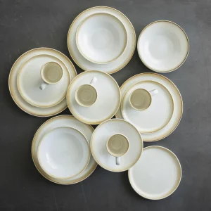 Bitz Kitchen>Stoneware set 16 pieces gift box, Creme –