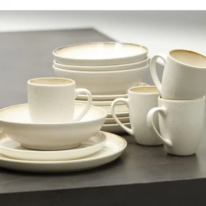Bitz Kitchen>Stoneware set 16 pieces gift box, Creme –