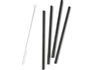 Zone Denmark Kitchen>Straws Rocks 4 pieces, black –