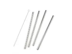 Zone Denmark Kitchen>Straws Rocks 4 pieces, silver –