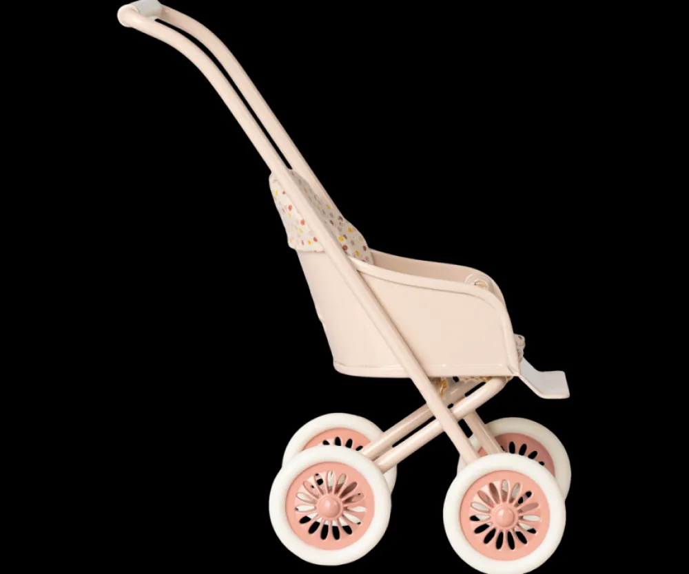 stroller_micro__powder__m_1.webp Kids Maileg Doll Accessories>Stroller, Micro – Powder –