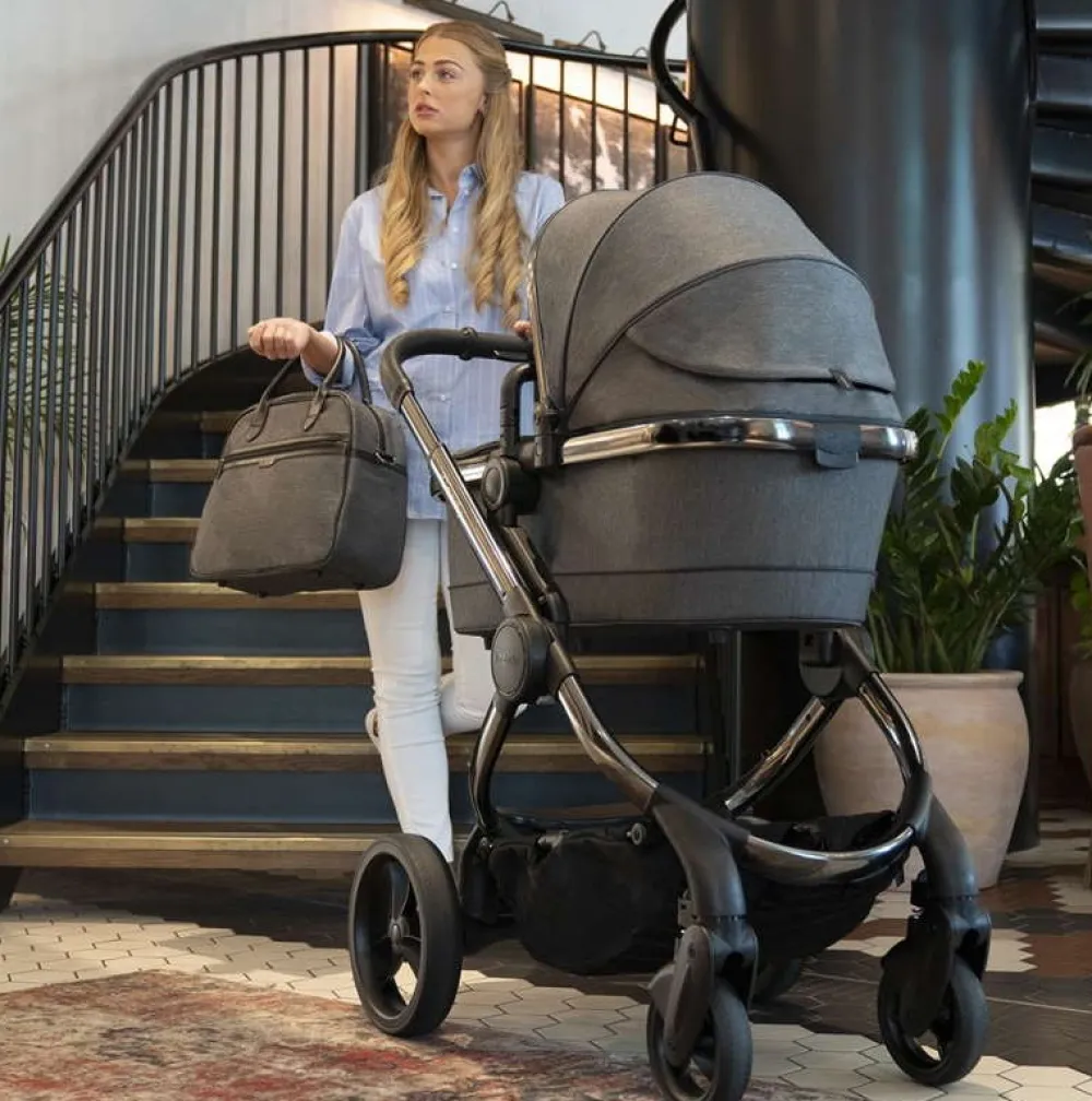 stroller_peach__combo_pha_1.webp Kids iCandy Baby Travel>Stroller Peach 6 Combo, Phantom Dark Grey Check –