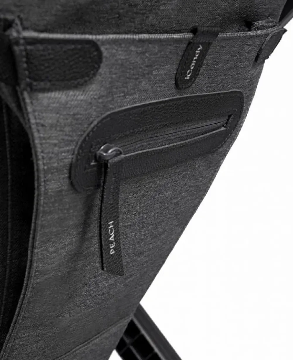 stroller_peach__combo_pha_4.webp Kids iCandy Baby Travel>Stroller Peach 6 Combo, Phantom Dark Grey Check –