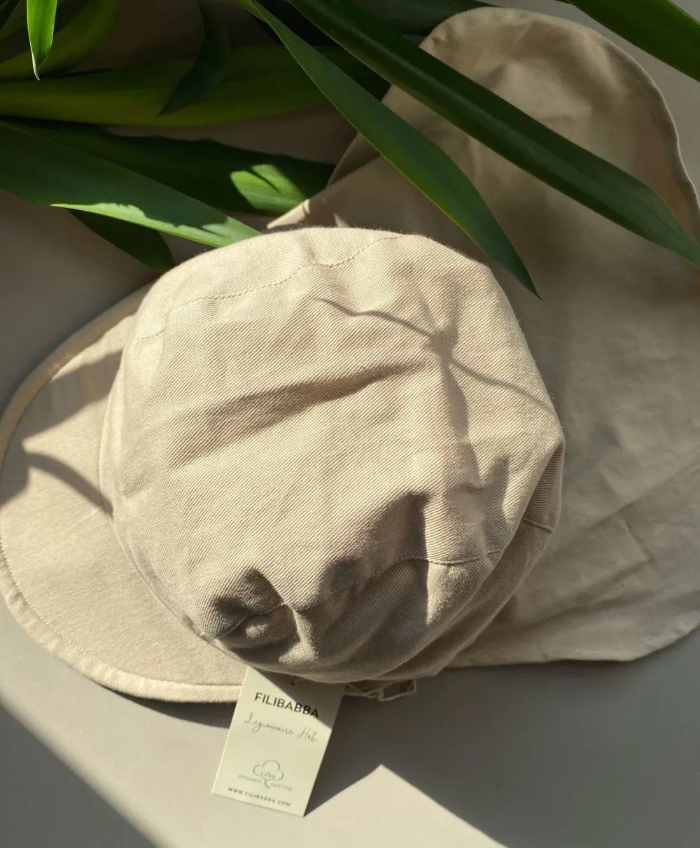 sun_hat_doeskin__filibabb_1.webp Kids/BOY FILIBABBA Baby Girl | Baby Boy>Sun Hat Doeskin –