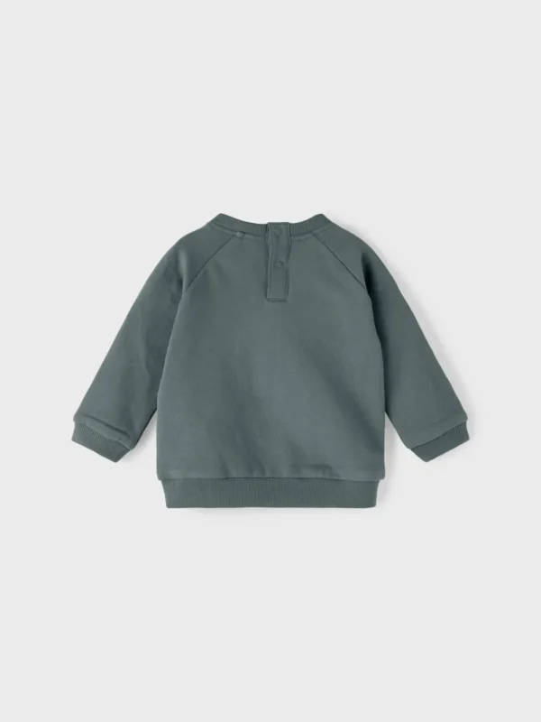 Kids/BOY Name It Baby Boy>Sweat Shirt Bear, Balsam Green –