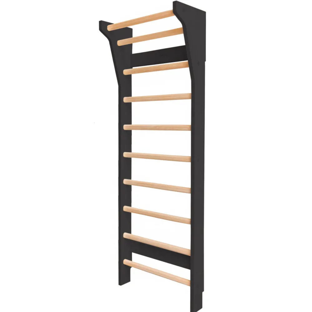 taimi_mini_wall_bars_blac_0-1.webp Kids Fitwood of Scandinavia Wooden Toys | Balance Toys>Taimi Mini Wall Bars, Black / Birch – Fitwood