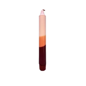 Nordichaus Candle And Holders>Taper Candle Brown / Orange