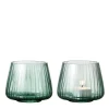 Bitz Candle And Holders>Tea light holders Kusintha 2 pieces, Green –