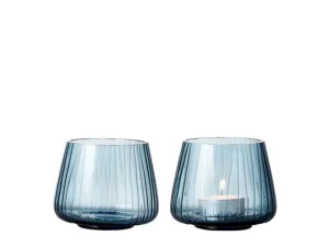 Bitz Candle And Holders>Tea light holders Kusintha 2 pieces, Blue –