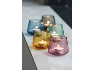 Bitz Candle And Holders>Tea light holders Kusintha 2 pieces, Blue –