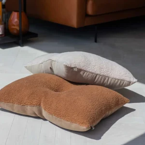 Mette Ditmer Textiles | Bedroom>Teddy Cushion, Brown/Bronze –