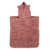 Kids Sebra Interior Towels And Ponchos | Bath Time>Terry hooded poncho, Milo, blossom pink – Sebra