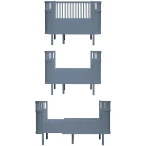 Kids Sebra Interior Kids Furniture>The Sebra Bed, Baby & Jr. forest lake blue – Sebra