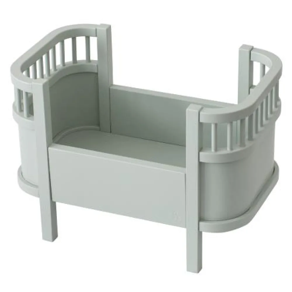 the_sebra_dolls_bed_mist__0.webp Kids Sebra Interior Wooden Toys | Doll Accessories>The Sebra Doll”s bed, mist green – Sebra