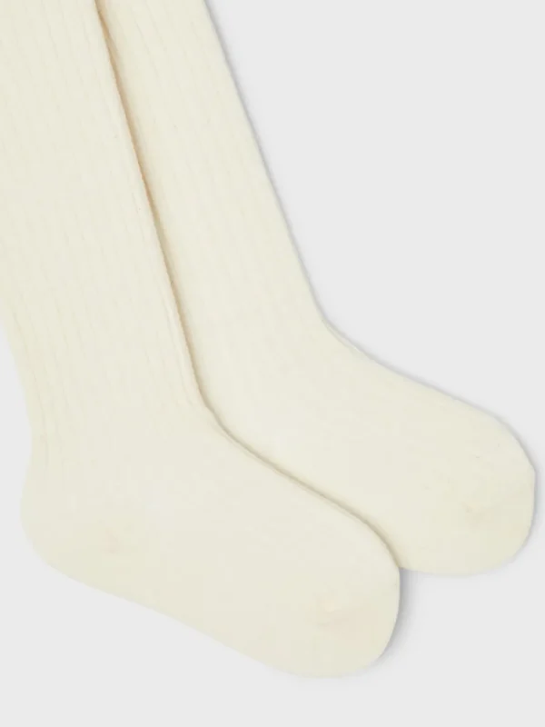 Kids Lil' Atelier Girl 2-8Y | Baby Girl>Tights Rib Turtledove – Lil’ Atelier