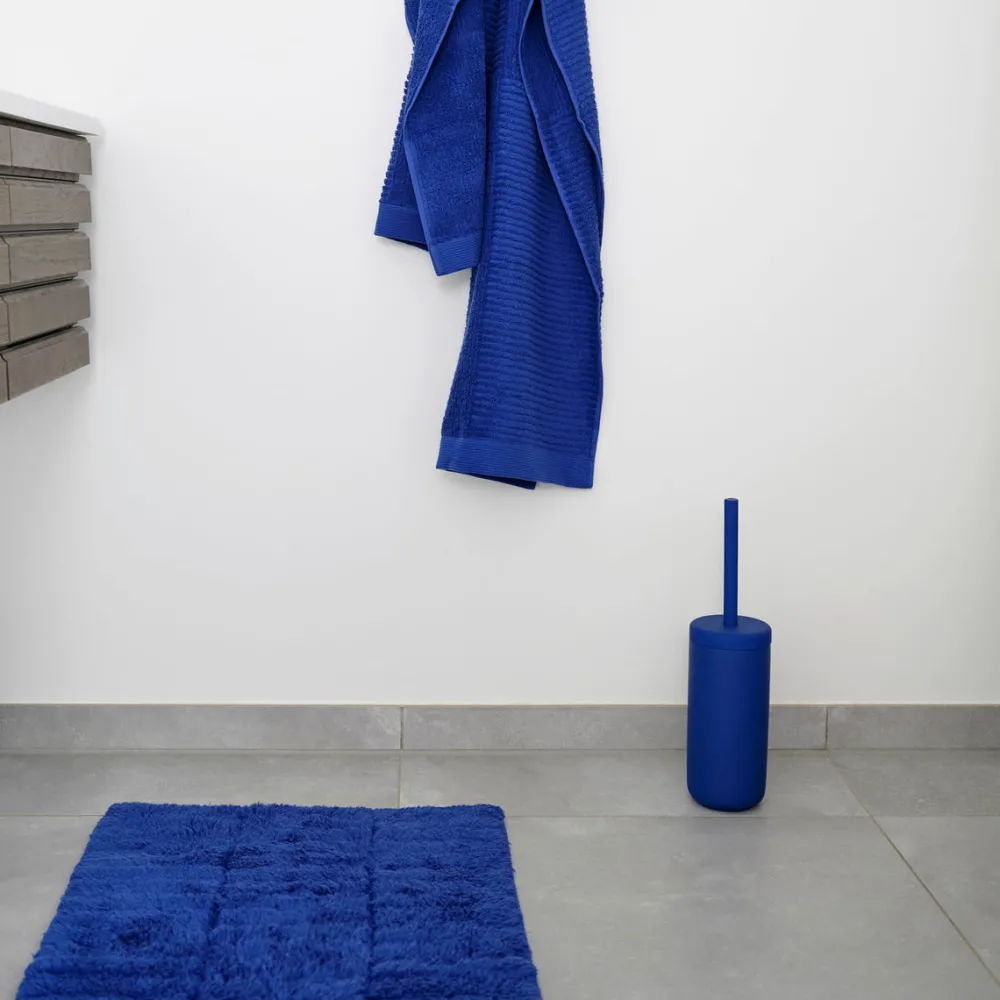 tiles_bath_mat__indigo__z_1.webp Zone Denmark Textiles | Bathroom Textiles>Tiles Bath Mat 50×80 Indigo – Zone