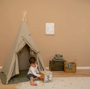 Kids Little Dutch Wooden Toys | Outdoor Toys>Tipi Tent Olive –