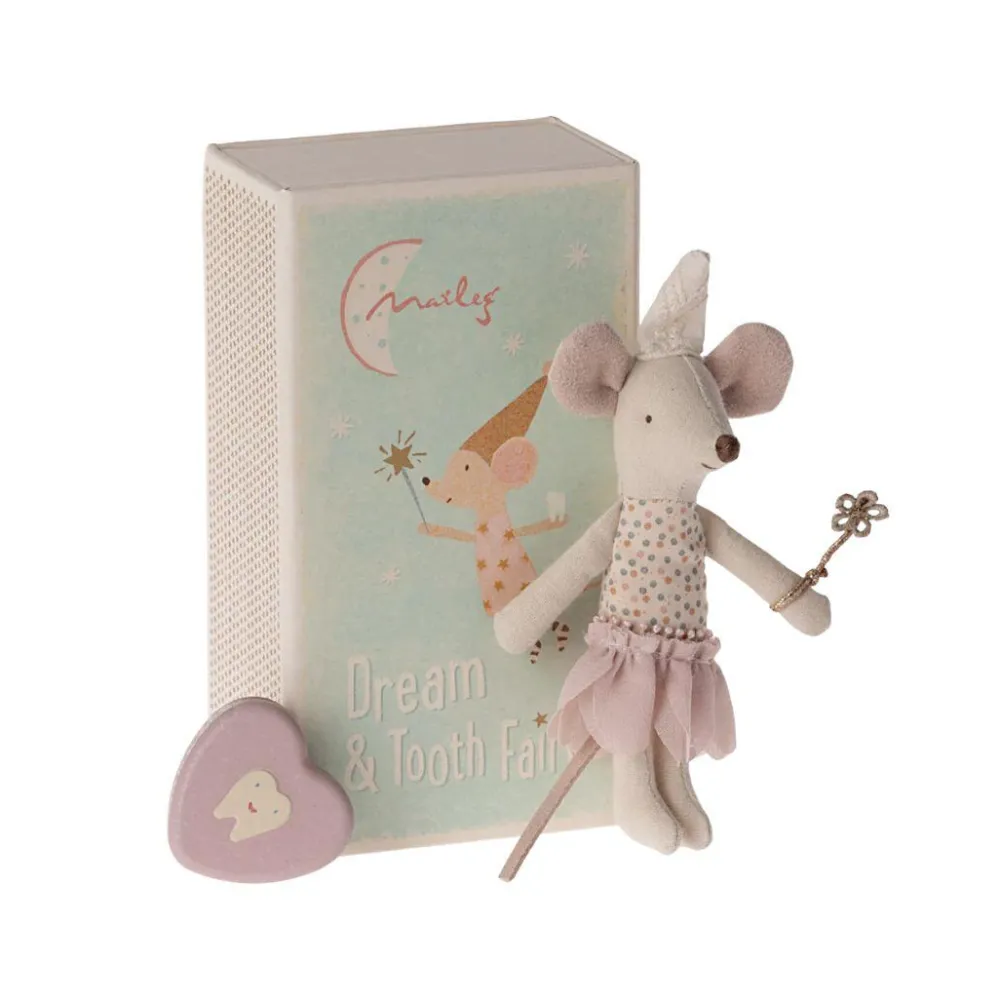 tooth_fairy_mouse_in_matc_0.webp Kids Maileg Doll Accessories>Tooth fairy mouse in matchbox, Little Sister –