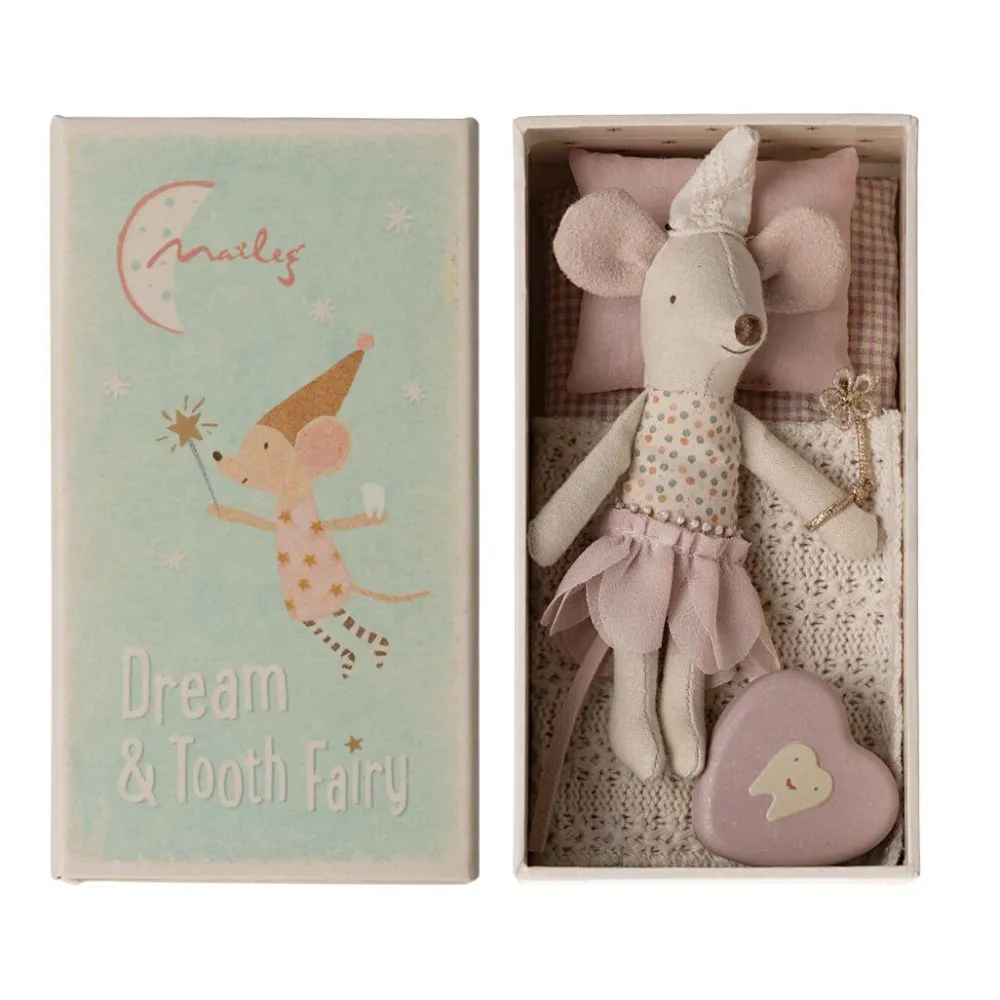 tooth_fairy_mouse_in_matc_2.webp Kids Maileg Doll Accessories>Tooth fairy mouse in matchbox, Little Sister –