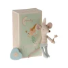 Kids Maileg Doll Accessories>Tooth fairy mouse, Little brother in matchbox –