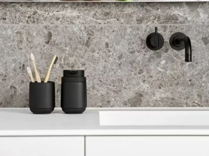 Zone Denmark Toothbrush Mugs>Toothbrush Mug Time Black –