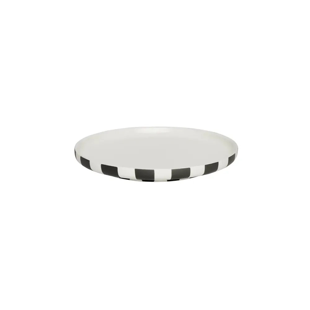 toppu_lunch_plate_black___0.webp OYOY Kitchen>Toppu Lunch Plate Black / White –