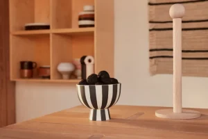 OYOY Kitchen>Toppu Mini Bowl, Black / White –
