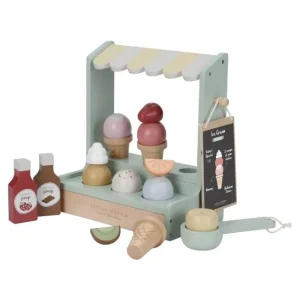 Kids Little Dutch Wooden Toys | Play Food>Toy Ice Cream Shop FSC –