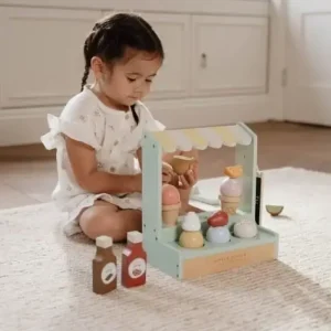 Kids Little Dutch Wooden Toys | Play Food>Toy Ice Cream Shop FSC –