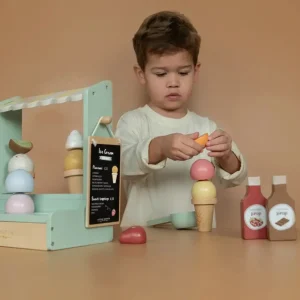 Kids Little Dutch Wooden Toys | Play Food>Toy Ice Cream Shop FSC –