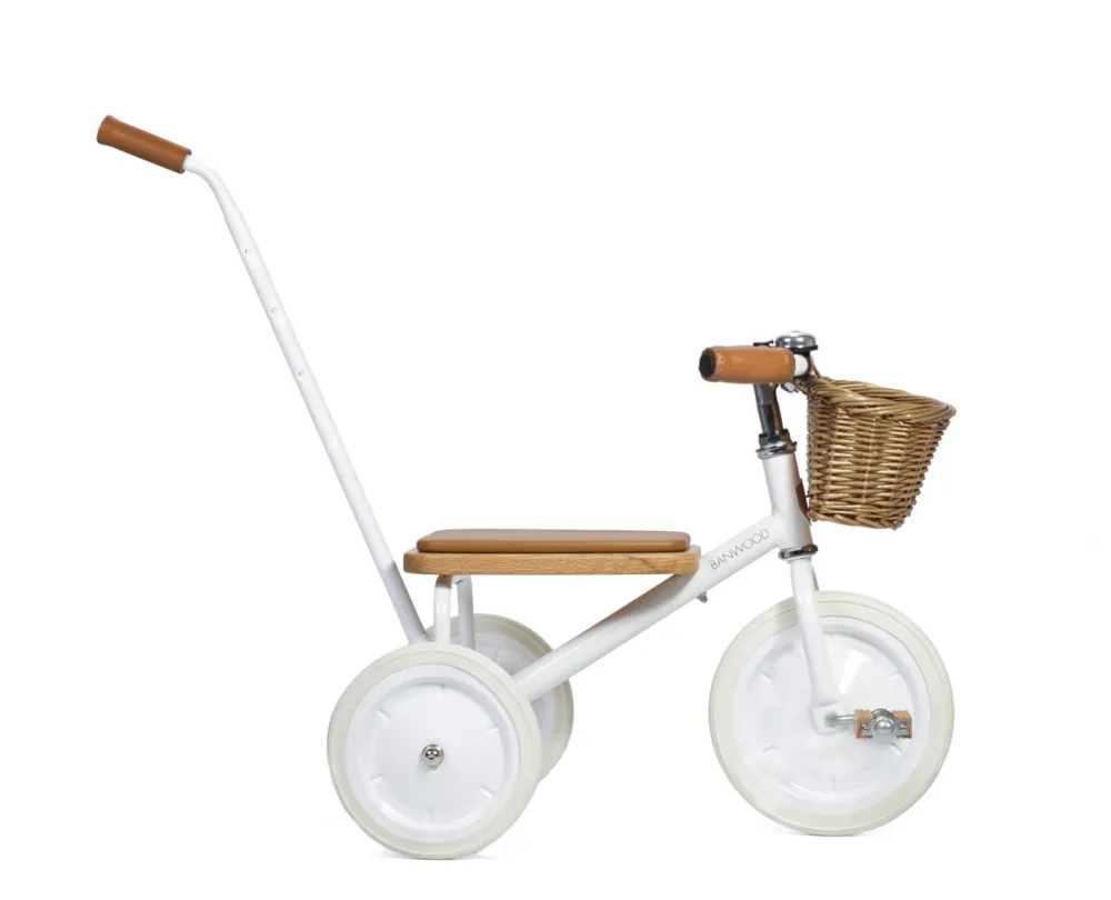 trike_tribike__white__ban_1.webp Kids Banwood Outdoor Toys | Bikes, Scooters And Helmets>Trike Tribike – white –