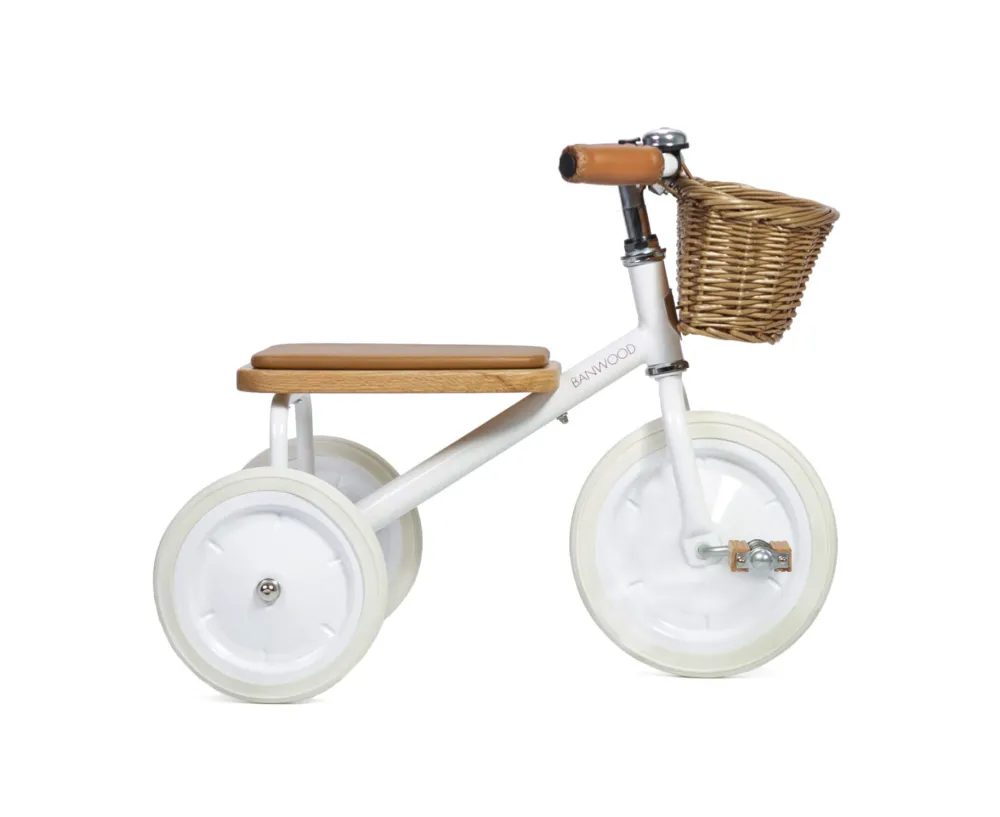 trike_tribike__white__ban_5.webp Kids Banwood Outdoor Toys | Bikes, Scooters And Helmets>Trike Tribike – white –