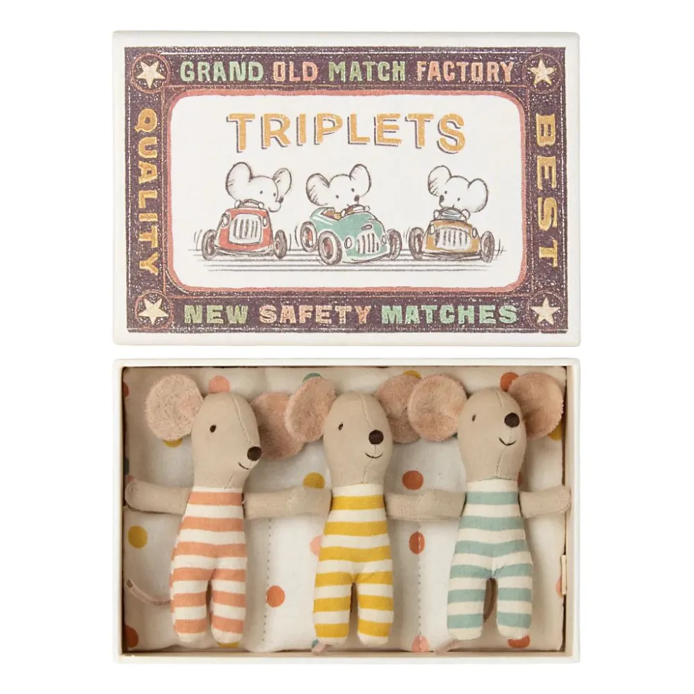 triplets_baby_mice_in_mat_0.webp Kids Maileg Doll Accessories>Triplets, Baby mice in matchbox –