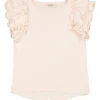 Kids Marmar Copenhagen Girl 2-8Y>T-shirt Tavora Frill, Barely Rose – Marmar