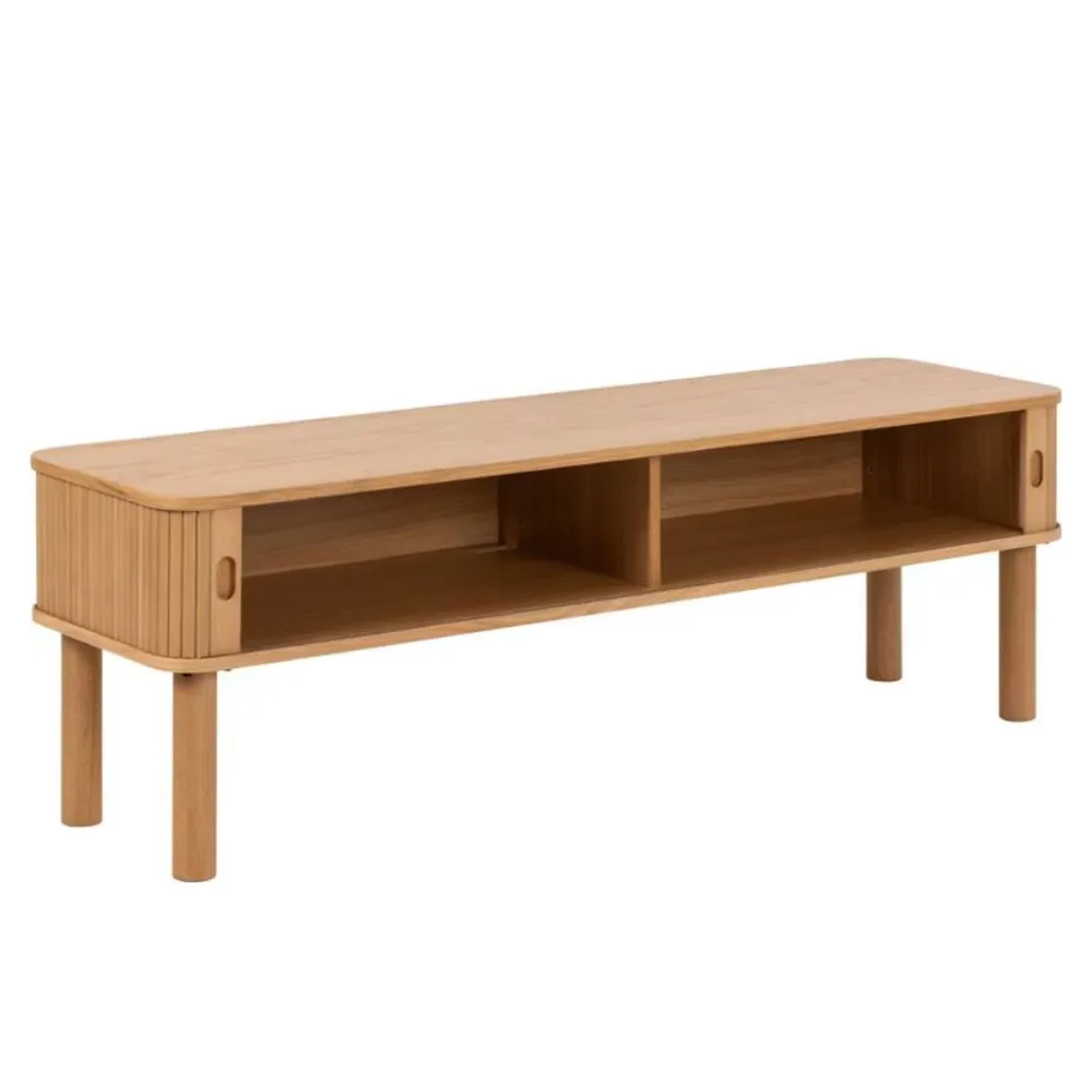 tv_furniture_langley__x___2.webp AC Design Furniture Tables>TV furniture Langley 140 x 40 cm, brown – AC Design