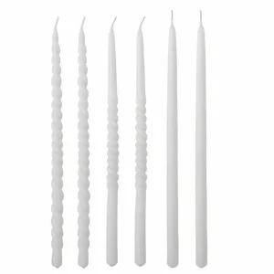 Kids Bloomingville Birthday / Party | Candle And Holders>Twist Candles, White 6 pcs. –