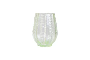 Specktrum Candle And Holders | Kitchen>Twisted Drinking Glass, Dusty Green –