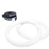 Kids Fitwood of Scandinavia Wooden Toys | Balance Toys>Ulpu Mini Gym Rings, White with black straps – Fitwood